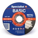 Cutting, grinding accessories / Abrasive cut off wheels / Cutting discs / Metal cutting discs Specialist BASIC