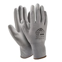 Workwear / Hand protection / Coated gloves / Gloves Active FLEX, Gray Polyurethane (PU) coating