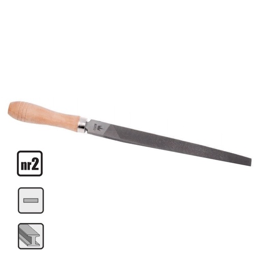 [42-C4937] STEEL FILE 250 MM FLAT