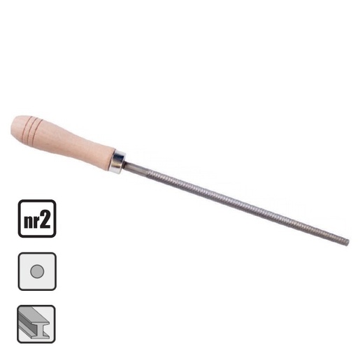 [42-C4967] STEEL FILE 250 MM ROUND