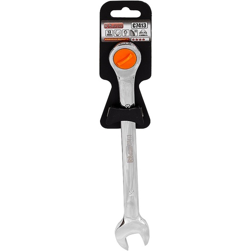[42-C7413] Key with a ratchet, 13 mm "Corona"