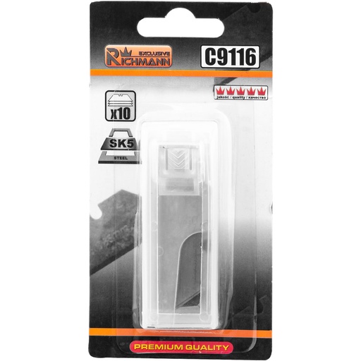 [42-C9116] BLADES TRAPEZOID FOR KNIFE 10 PCS