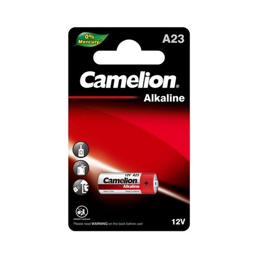 [44/1-A23] Elements bez dzīvsudraba, A23, 12V, CAMELION, 1 gab.