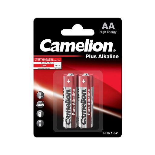 [44/1-LR06BP2] Patarei Alkaline, LR06-BP2, AA, CAMELION, 2 tk