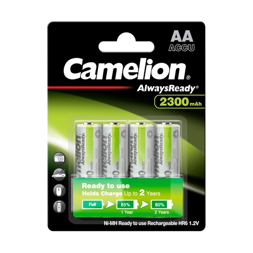 [44/2-006] Laetav patarei, NH-AA2300ARBP4, CAMELION, 4 tk