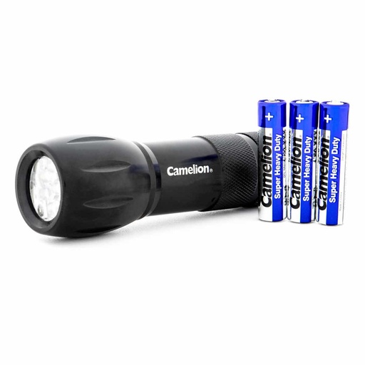 [44/4-007] Lukturis 9 LED CT-4004, 45lm, 3xAAA, CAMELION