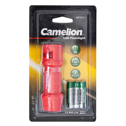 [44/4-019] Pocket flashlight HP7012, 40lm, 3xAAA, CAMELION
