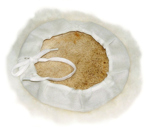 [45-RP12] Wool polishing pad, tied 125 mm