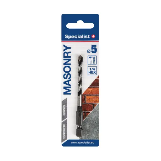 [51/1-05050] SPECIALIST+ grąžtas MASONRY, 5x43/85 mm