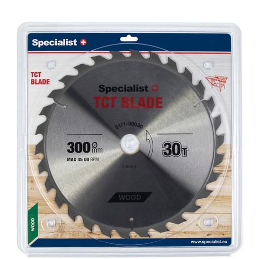 [51/1-30030] SPECIALIST+ TCT blade, 300x30Tx32 mm