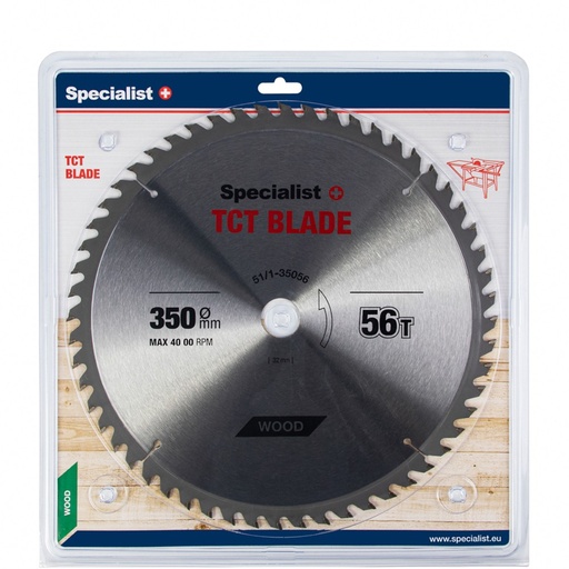 [51/1-35056] SPECIALIST+ griešanas disks, 350 x 56T x 32/30 mm