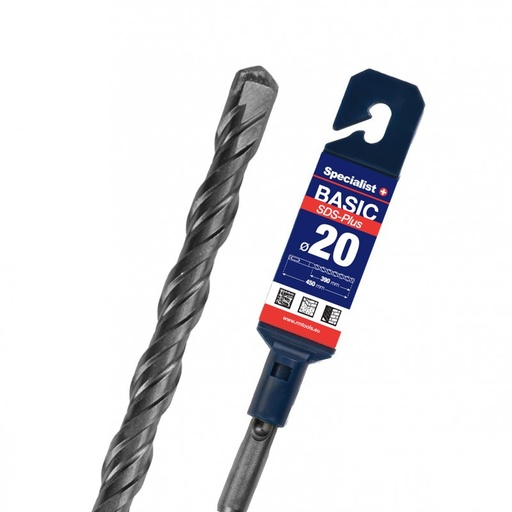 [52/1-20390] SPECIALIST+ SDS+ grąžtas BASIC, 20 x 390/450 mm