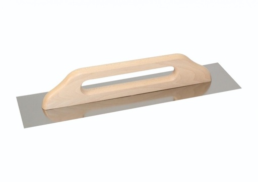 [60-2625] Stainless steel trowel with a wooden han