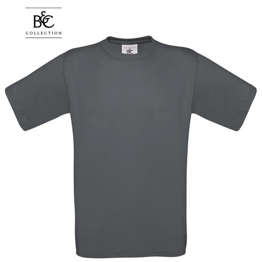 [60/1-004] Marškinėliai B&C EXACT, pilki M