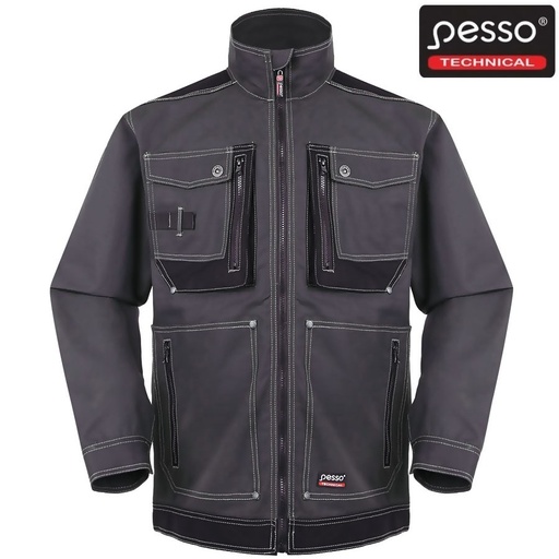 [60/1-041] Workwear jacket Pesso Stretch, grey XL