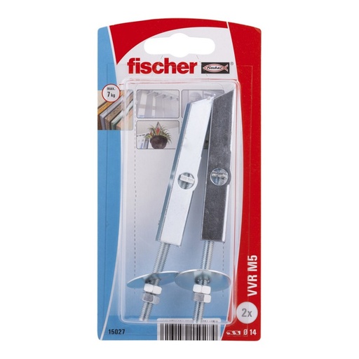 [61-15027B] METĀLA TURĒTĀJS TUKŠĀM VIETĀM VVR M5, 2 GAB.