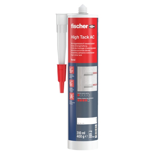 [61-53128] Fischer montāžas līme, balta