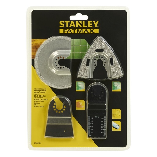 [62-26160XJ] 4 Piece Oscillating Tiling Set