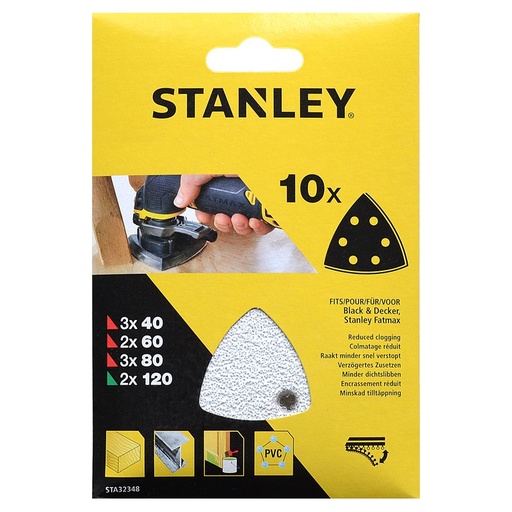 [62-32348XJ] Delta lihvimispaberitekot.mplekt 10tk. 40/60/80