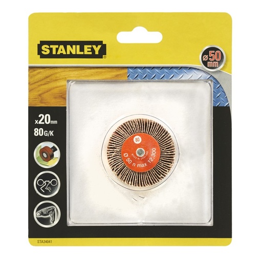 [62-34036XJ] Alum. Oxide Flap Wheel 20x20 80g