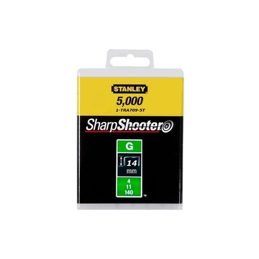 [62-TRA7045T] 6MM/1/4" H/D STAPLES (X5000) 140GTYPE