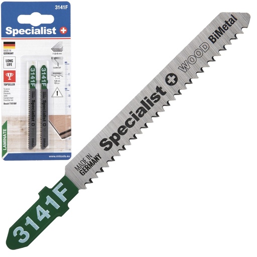 [63-3141F] Jig saw blade for wood, special laminate