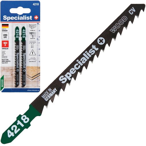 [63-4218] SPECIALIST+ jigsaw blade 4218 (T144D), 2 pcs