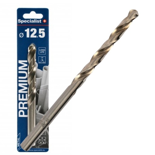 [64-0125] SPECIALIST+ drill bit PREMIUM, 12.5 mm