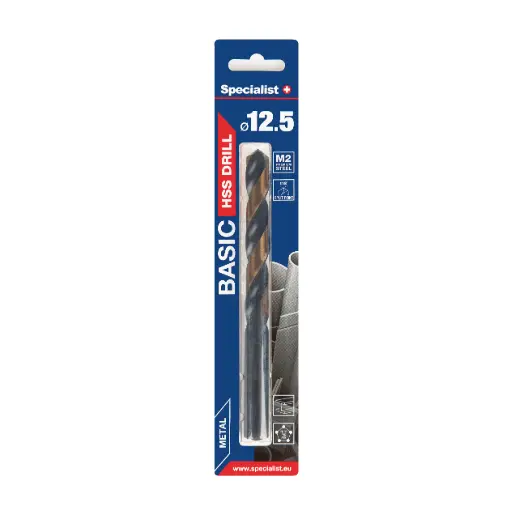[64-0125] SPECIALIST+ drill bit BASIC, 12.5 mm
