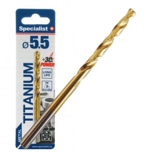 [64/1-0055] SPECIALIST+ drill bit TITAN, 5.5 mm