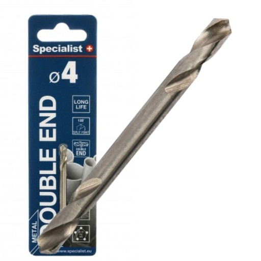 [64/4-0040] SPECIALIST+ double-ended metal drill bit HSS, 4.0 mm