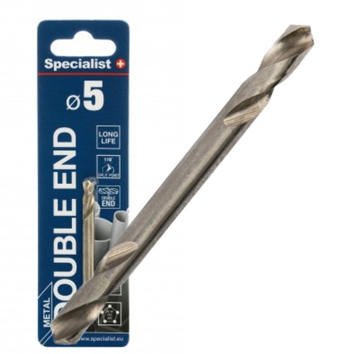 [64/4-0050] SPECIALIST+ double-ended metal drill bit HSS, 5.0 mm