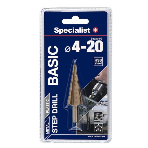 [64/7-0420] SPECIALIST+ step drill BASIC, ⌀4-20