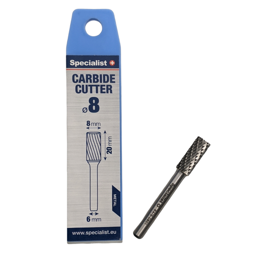 [64/9-0801] SPECIALIST+ kõvametallifrees ZYAS, 8x20x6 mm