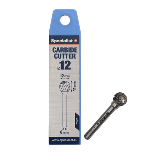 [64/9-1203] Specialist+ carbide rotary burr KUD 12x11x6 mm