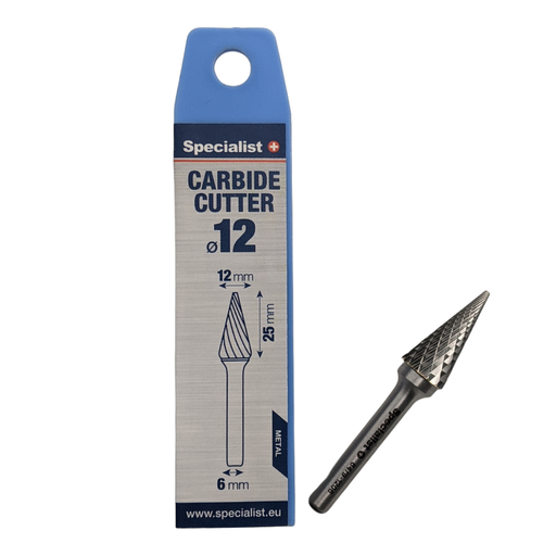 [64/9-1206] Specialist+ carbide rotary burr SKM 12x25x6 mm