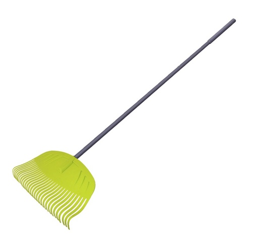 [66-291630] Plastic leaf rake, 29T, steel handle 1630mm
