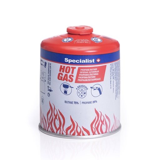 [68-007] SPECIALIST+ propane-butane gas cartrige, 7/16", 450 g