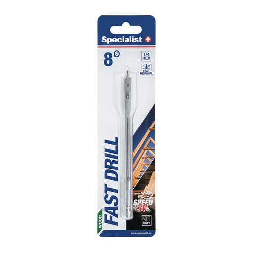 [69/1-080] Specialist+ Flat Bit 8mm