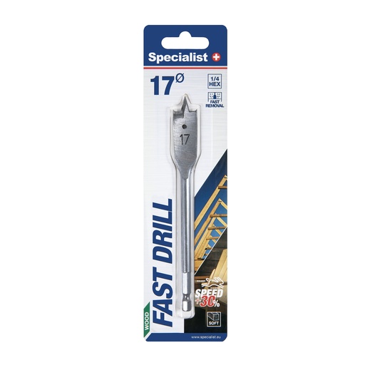 [69/1-170] SPECIALIST+ lapik puidupuur, 17 mm