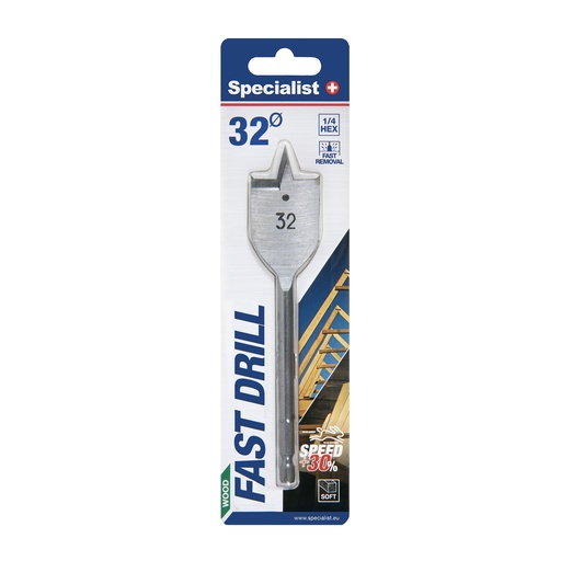[69/1-320] Specialist+ Flat Bit 32mm