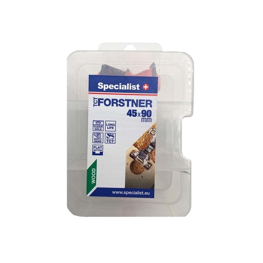 [69/3-0045] SPECIALIST+ frēze FORSTNER, 45 x 90 mm