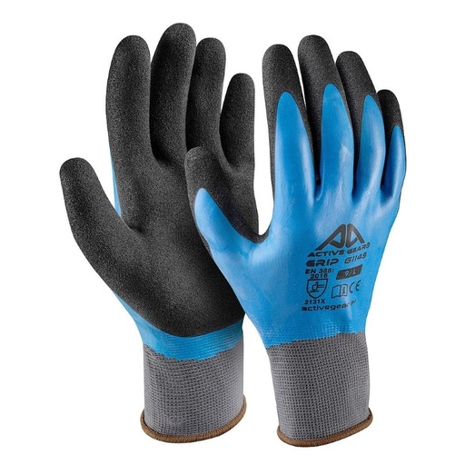 [72-G1148] Cimdi "Blue Grip" M
