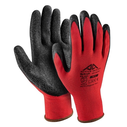 [72-G1170] Red Grip gloves XL