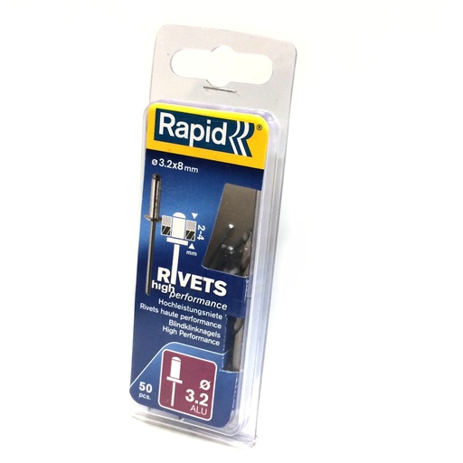 [78-0H4810] 4,8 * 10 High Performance Rivets, 50 pc