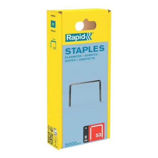 [78-55308] Staples Rapid pl.box 53/08 5000 pcs.