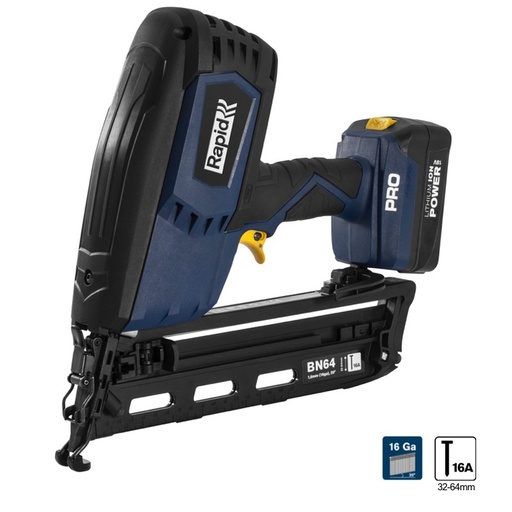 [78-BN64] PRO BN64 Brad Nailer 18V Li-ion 16Ga