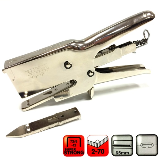 [78-HD31] Stapling pliers HS31 2 anvils