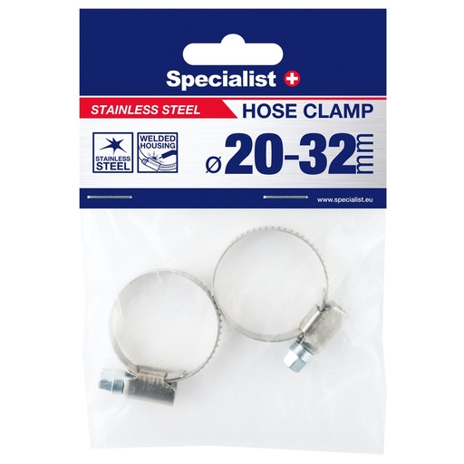[81-7032] SPECIALIST+ roostevabast terasest klamber, 20-32 mm, 2tk