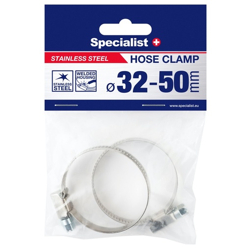 [81-7050] SPECIALIST+ hose clamp, 32-50 mm, 2 pcs